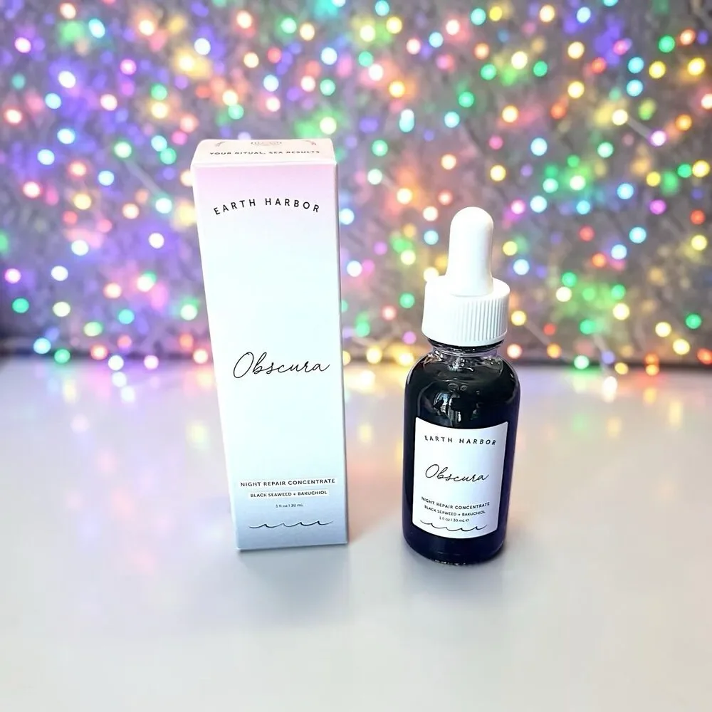 Earth Harbor Obscura Night Repair Concentrate Black Seaweed + Bakuchiol 1 fl oz
